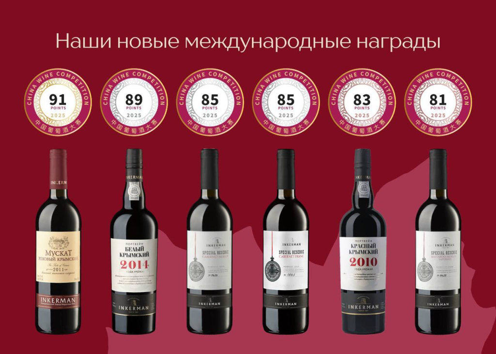 INKERMAN — в топе China Wine Competition